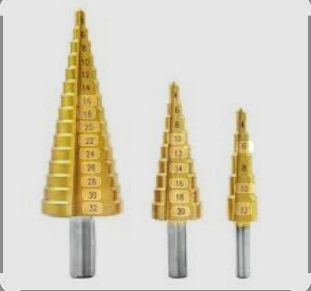 Kademeli Matkap Ucu Set 3 lü 4-32 mm