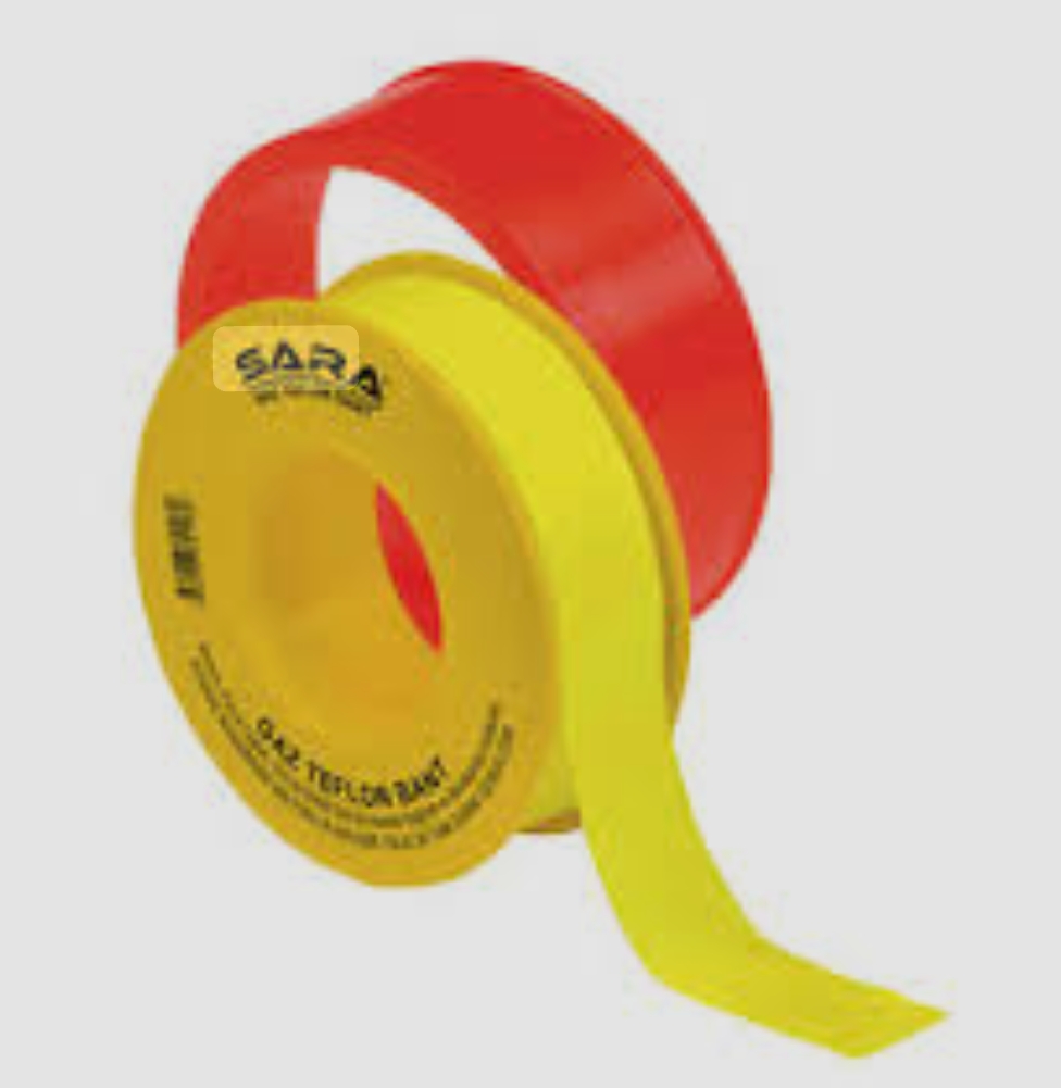 Gaz Teflon Bant 12 mm x 8 mt 10 adet