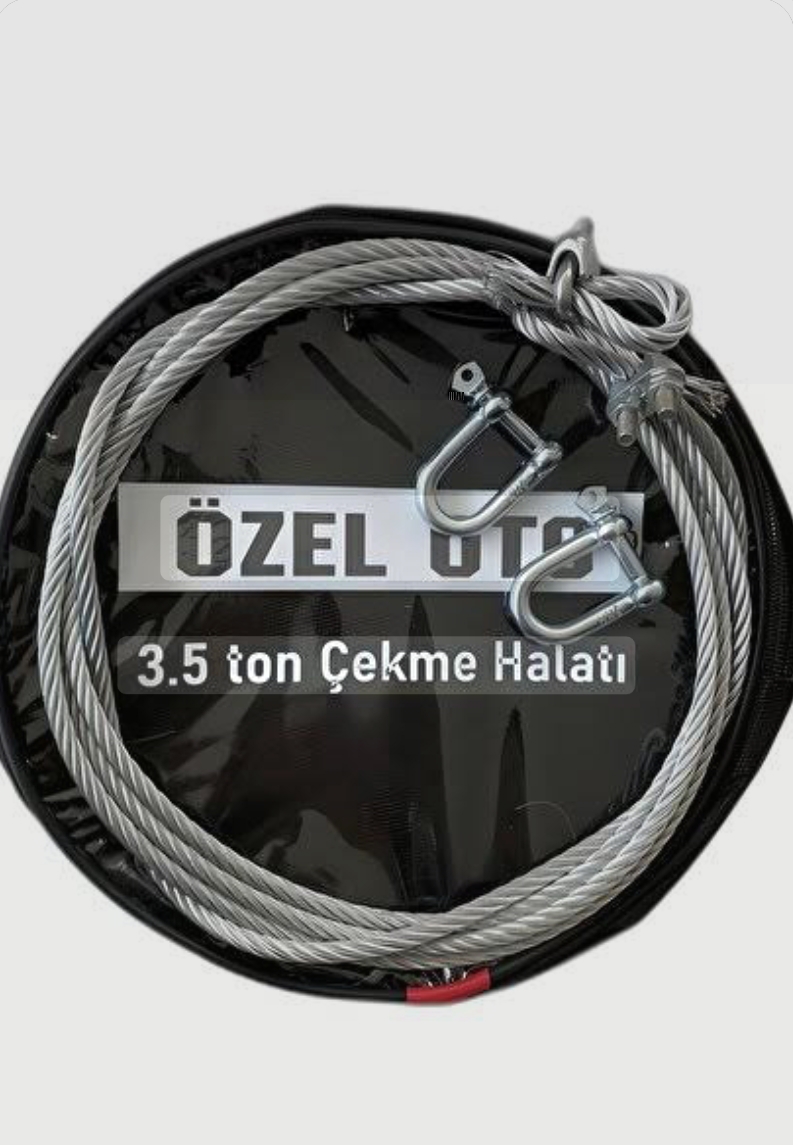 Çekme Çeki Halatı 3,5 Ton 3mt