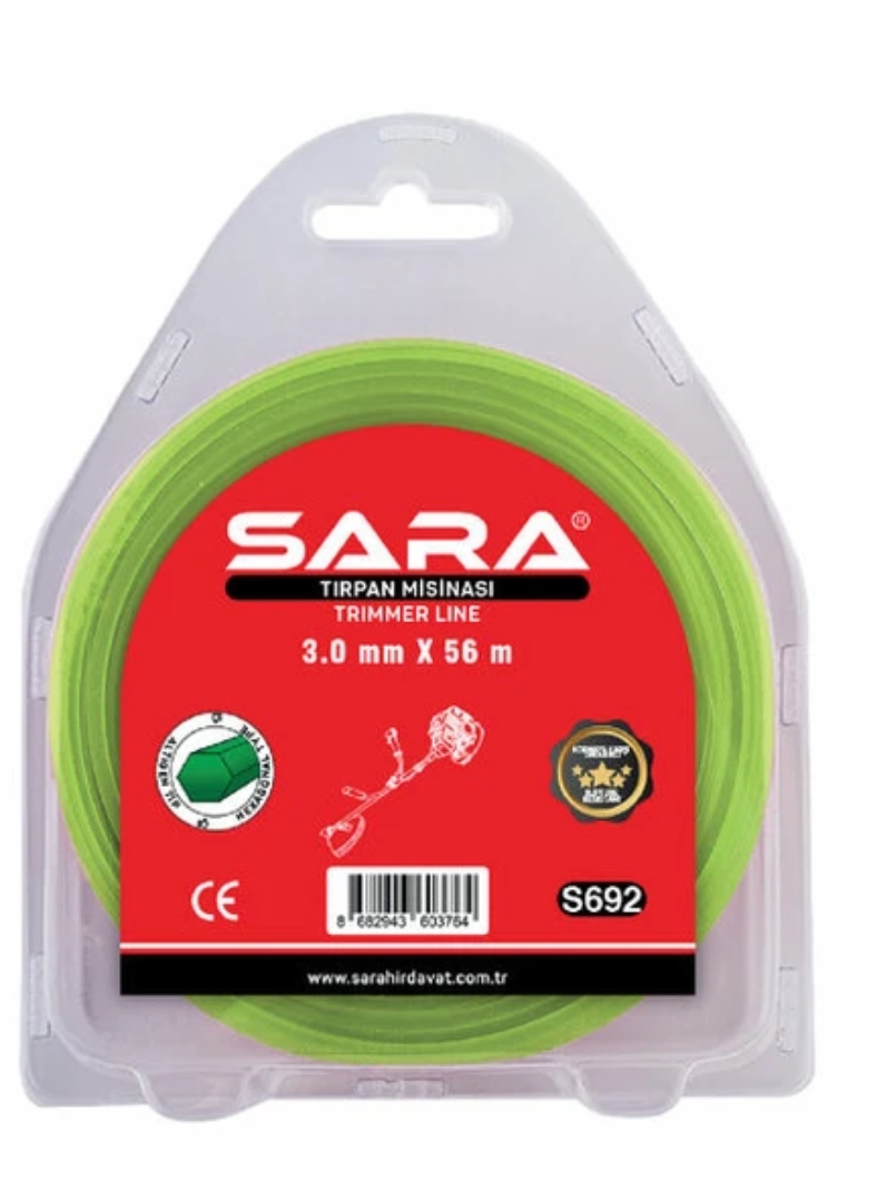 Tırpan Misinası Altıgen 3,0 mm 56mt