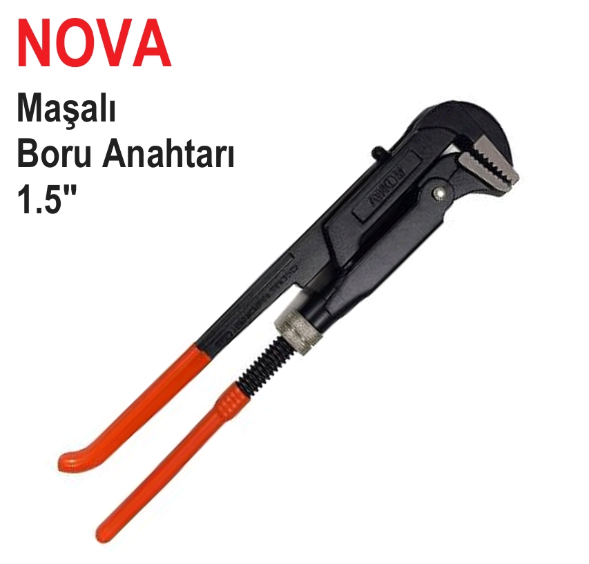 Maşalı Boru Anahtarı 1,5'' Nova