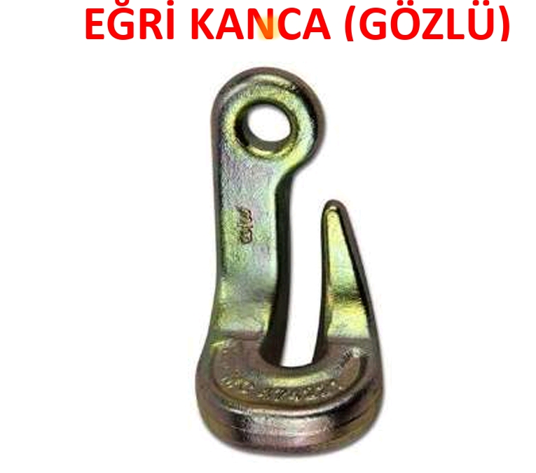 Eğri Kanca Gözlü 5/16'' - 8 mm [ 2 Adet ]