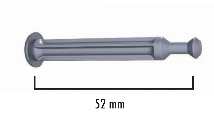 Tek Taraflı Mil [ 52 mm ] Çinko