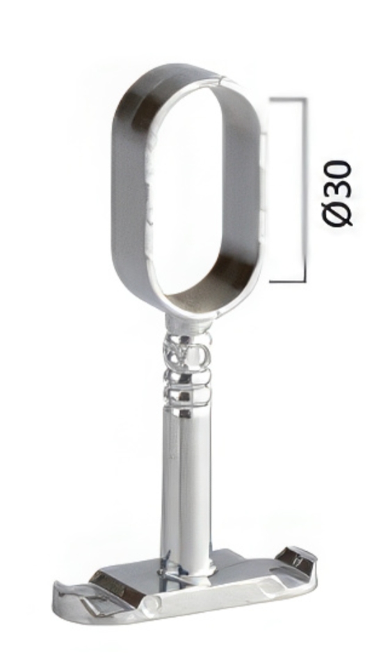 Oval Ayaklı Flanş Açık Krom