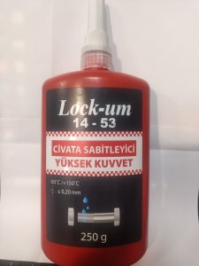 Civata sabitleyici (Yüksek mukavemet) 250 gr